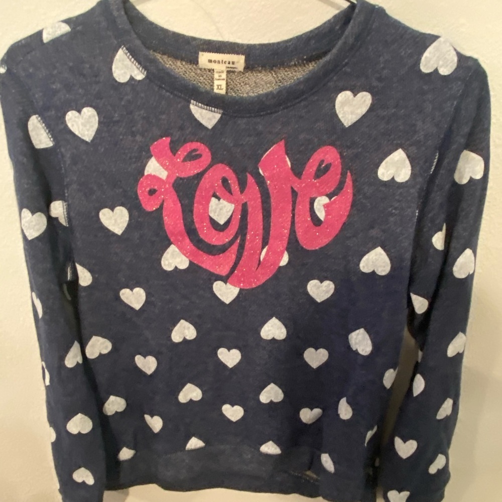 Navy blue LOVE sweater
